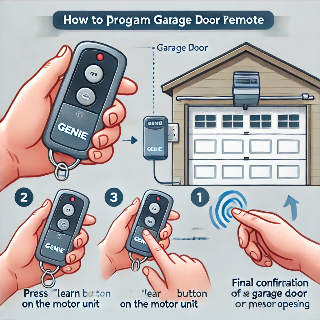 how to program genie remote for garage door