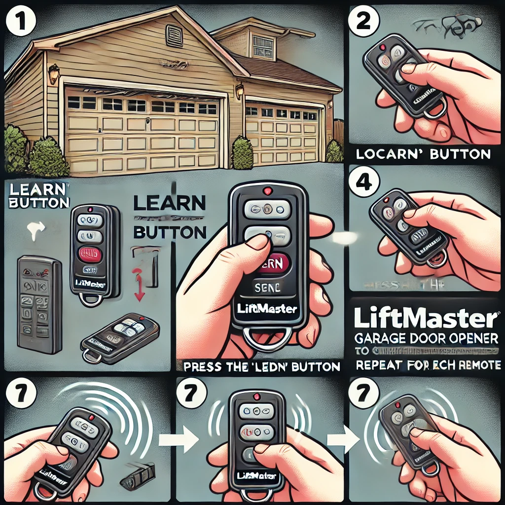 how to program multiple garage door openers liftmaster