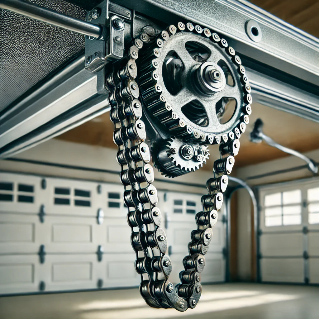 how to tighten garage door chain