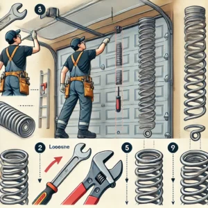 how to replace garage door spring