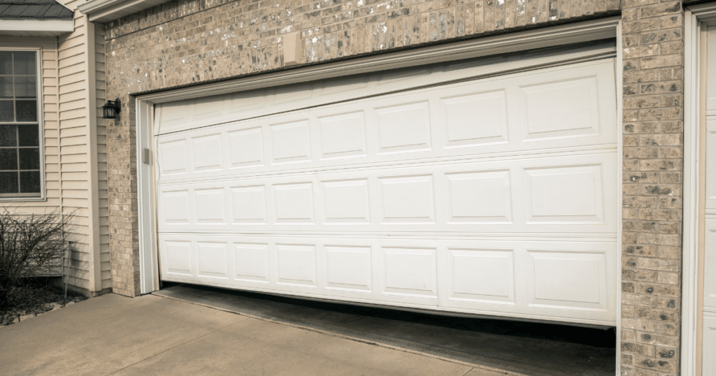 a garage door that won't close